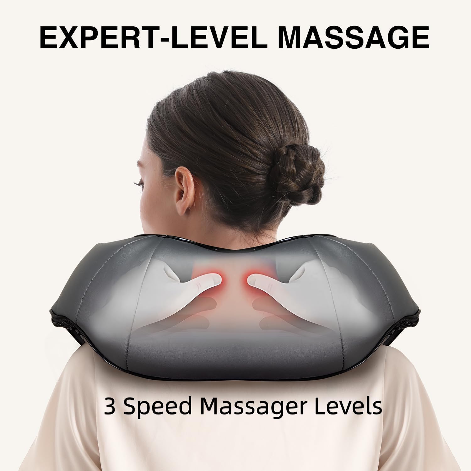 Neck and Back Massager with Soothing Heat