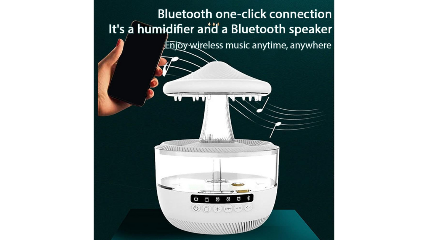 Rain Cloud Humidifier/Speaker/Night Light 4 in one!