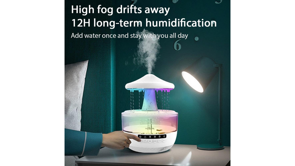 Rain Cloud Humidifier/Speaker/Night Light 4 in one!
