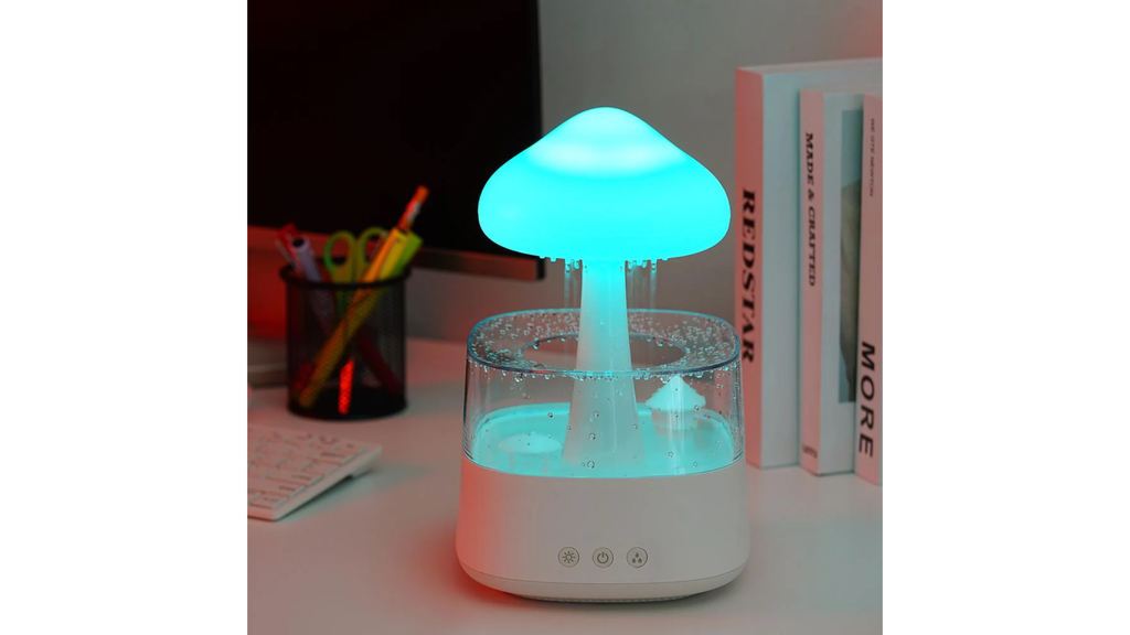Rain Cloud Humidifier/Speaker/Night Light 4 in one!