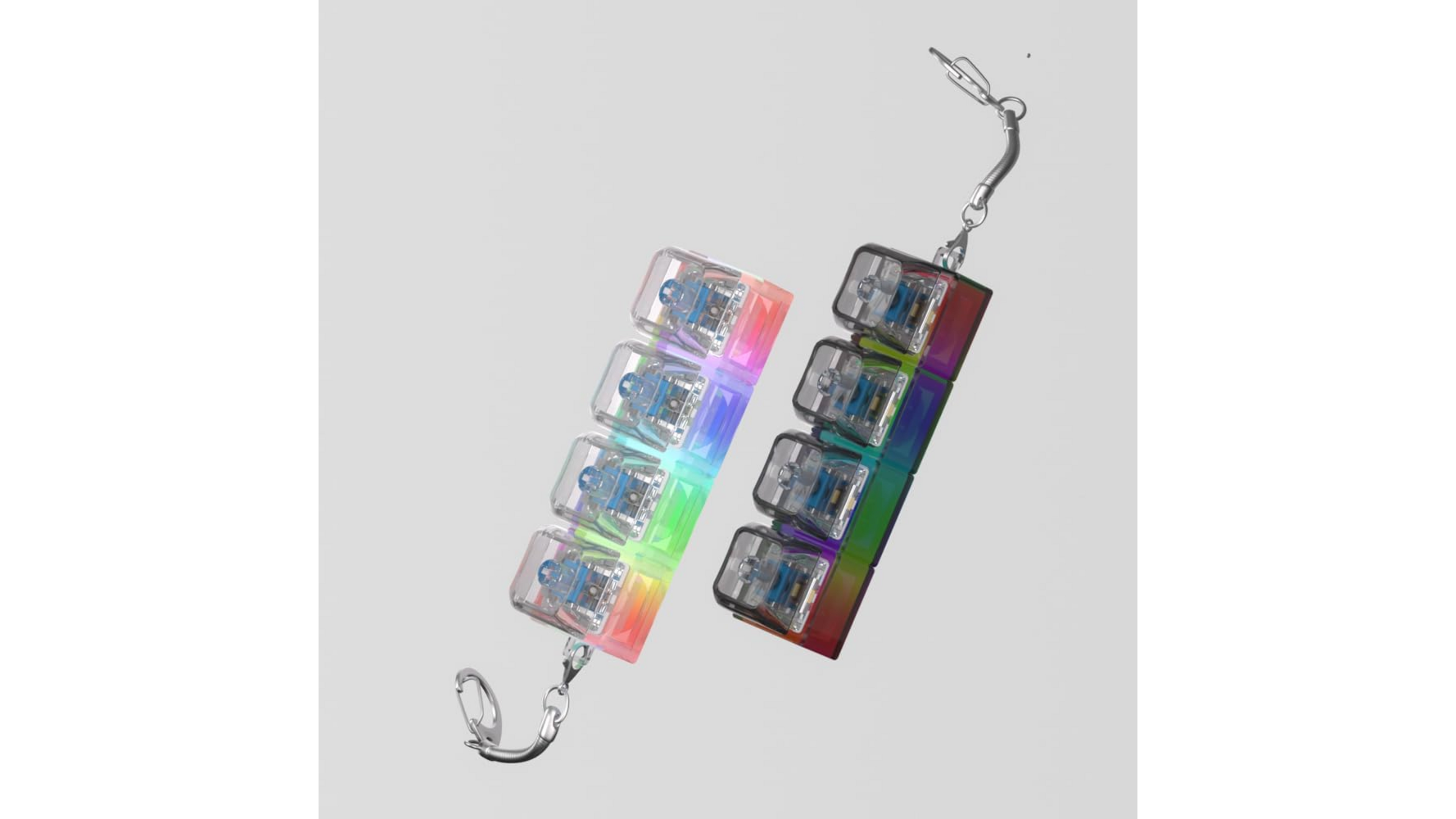 2 Keyboard Fidget Toy Light Up